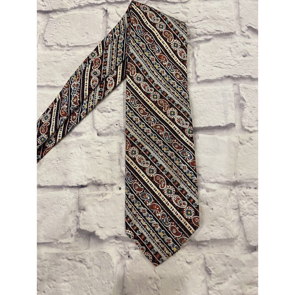 Sears Vintage Tie Red Black Yellow White Retro Men’s Accessories Evening Out